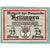 Deutschland, Rellingen, 25 Pfennig, UNZ-