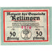 Deutschland, Rellingen, 50 Pfennig, UNZ-