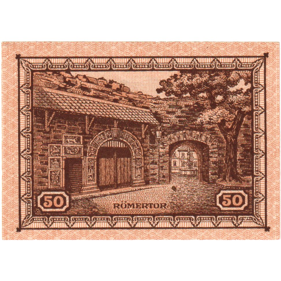 Deutschland, Remagen, 50 Pfennig, UNZ-