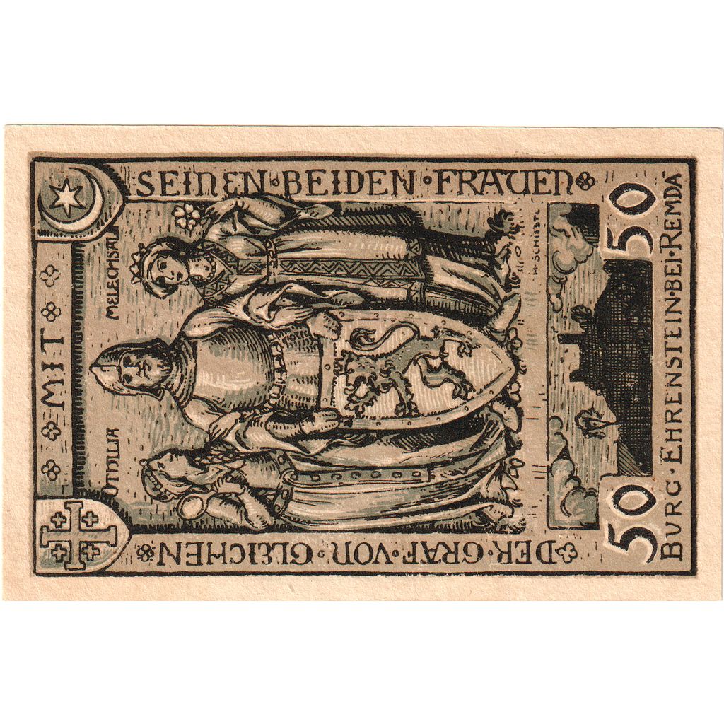 Alemania, Remda, 50 Pfennig, 1921-07-01, SC