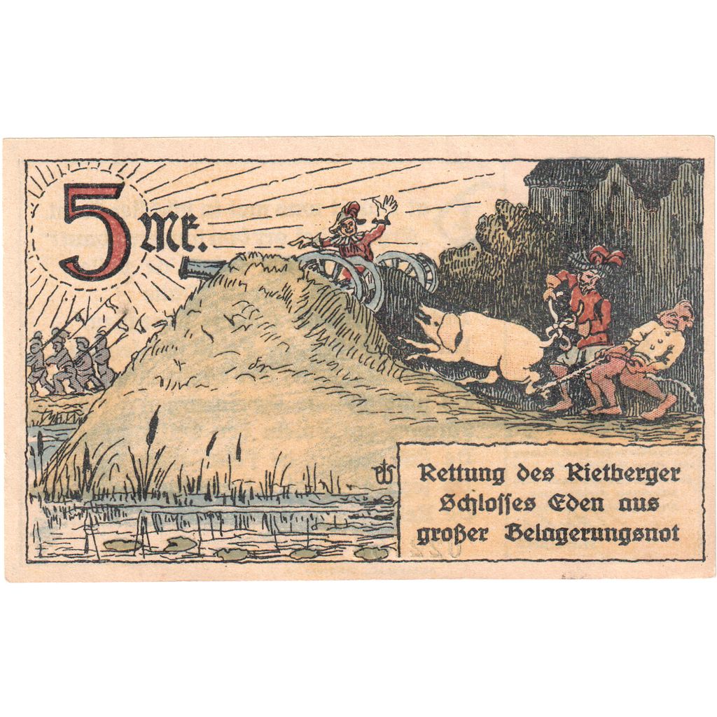 Alemania, Rietberg, 5 Mark, 1921-05-12, SC