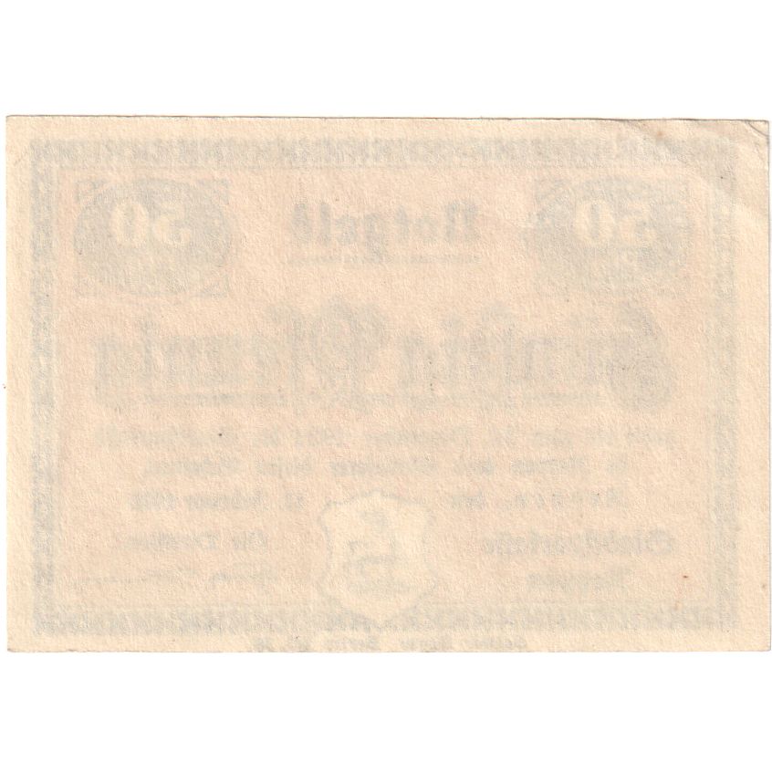Alemania, Reppen, 50 Pfennig, 1921-12-31, SC