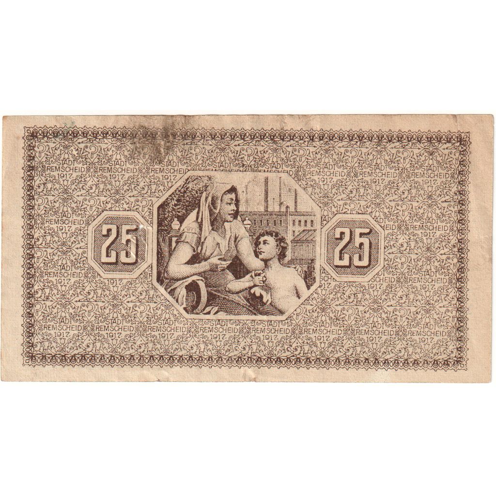 Alemania, Remscheid, 25 Pfennig, 1920-12-31, MBC