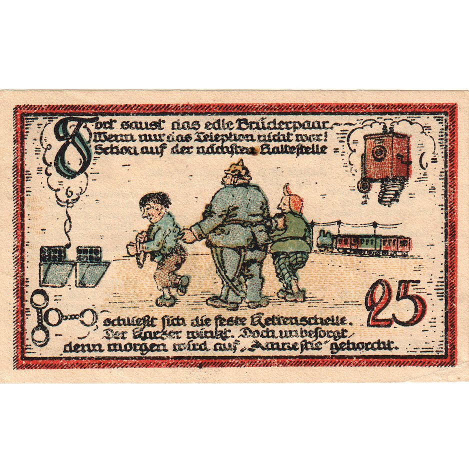 Alemania, Gatersleben, 25 Pfennig, 1921-07-30, SC