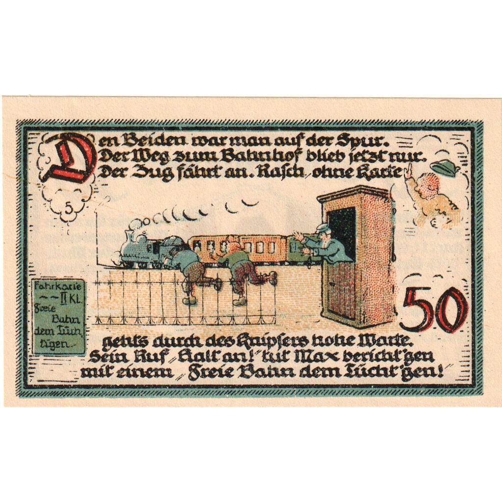 Alemania, Gatersleben, 50 Pfennig, 1921-07-30, SC