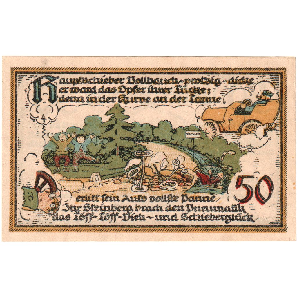 Alemania, Gatersleben, 50 Pfennig, 1920-07-30, SC