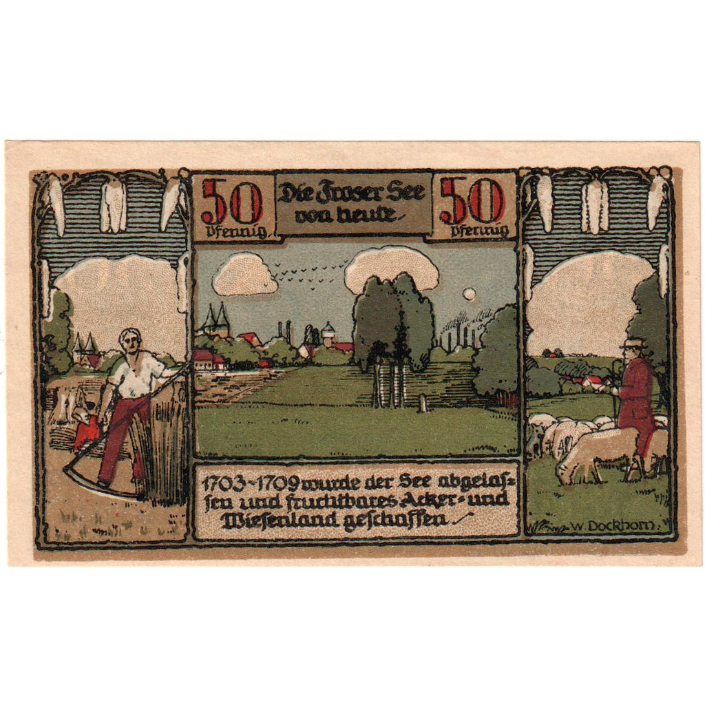 Alemania, Frose in Anhalt, 50 Pfennig, 1921-06-27, SC