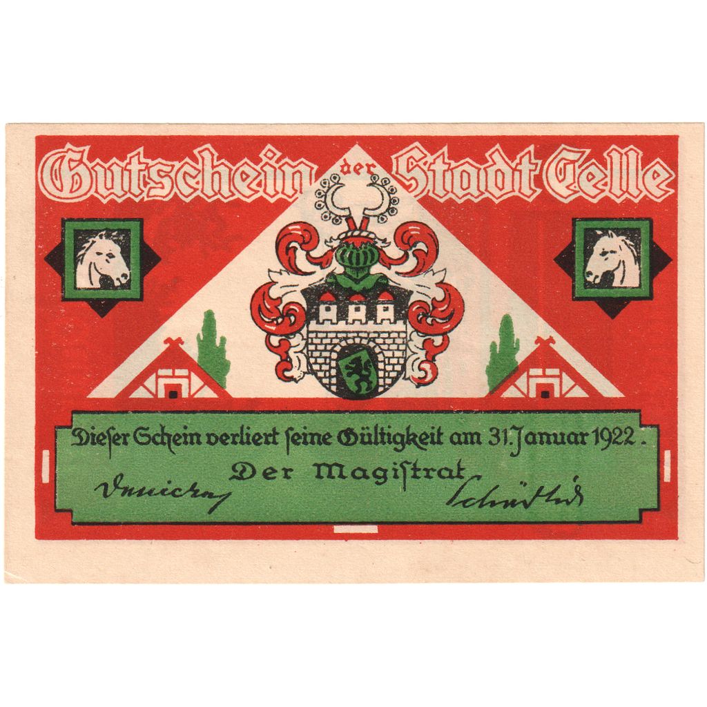 Alemania, Celle, 25 Pfennig, 1922-01-31, SC