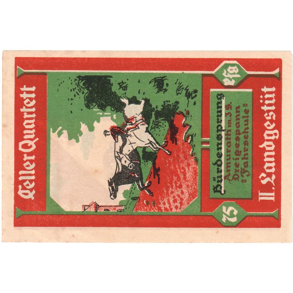 Deutschland, Celle, 75 Pfennig, 1922-01-31, VZ