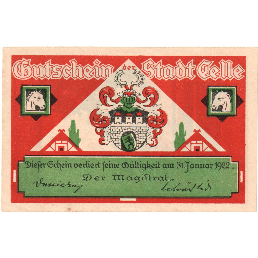 Deutschland, Celle, 100 Pfennig, 1922-01-31, UNZ-