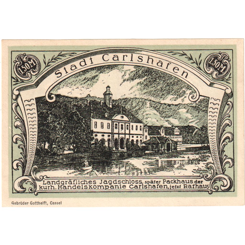 Germania, Carlshafen, 1.5 Mark, SPL
