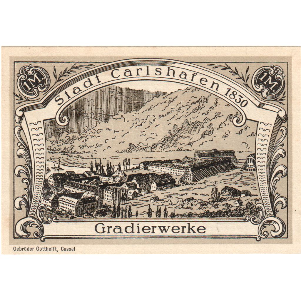 Deutschland, Carlshafen, 1 Mark, UNZ-
