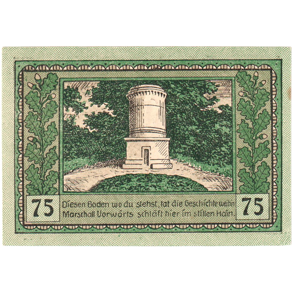 Alemania, Canth, 75 Pfennig, EBC