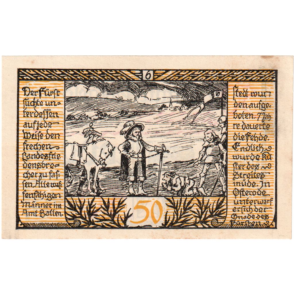 Alemania, Rieder, 50 Pfennig, 1921-09-01, EBC