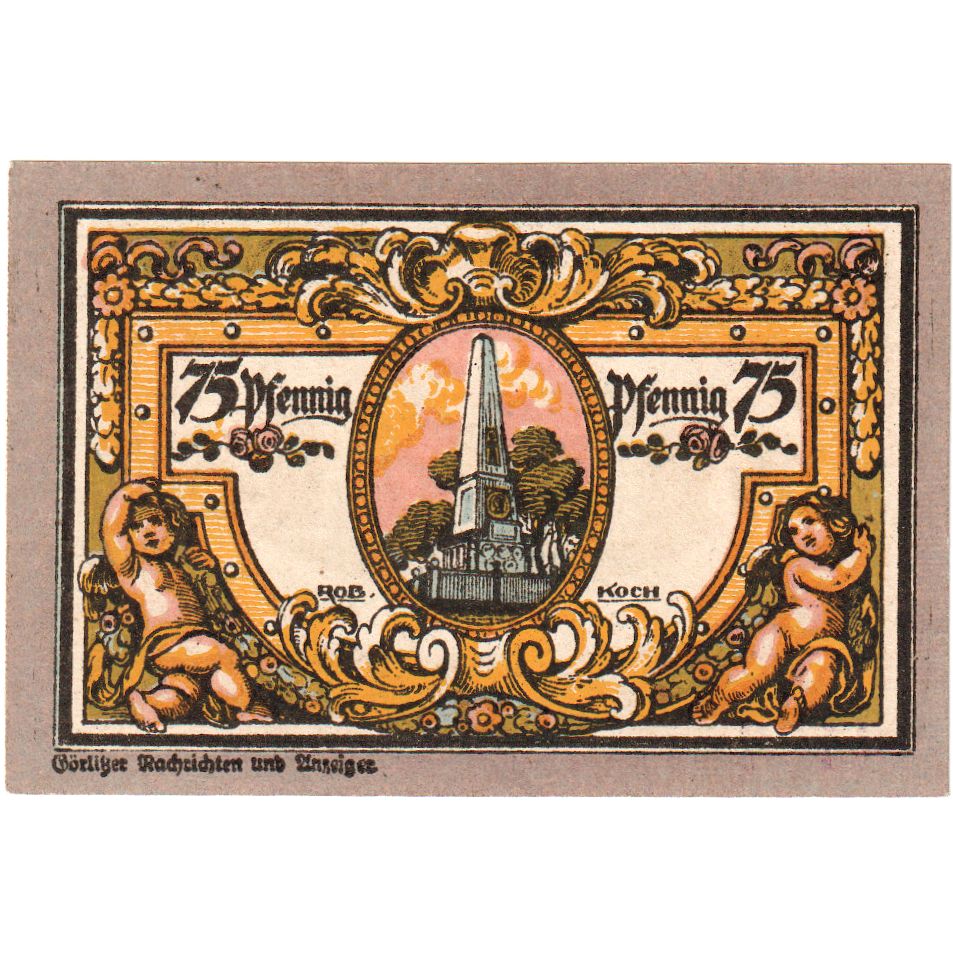 Alemania, Rheinsberg, 75 Pfennig, SC