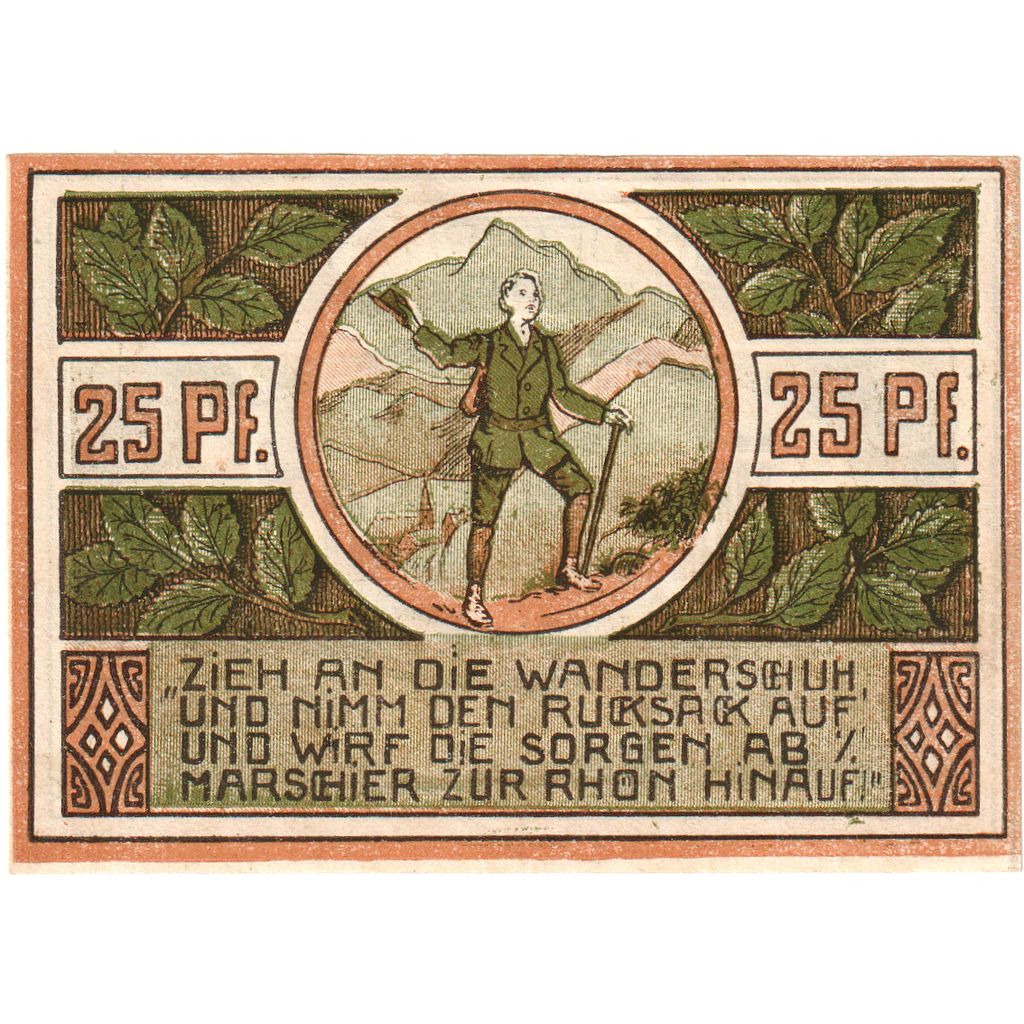 Alemania, Dermbach, 25 Pfennig, 1921-01-01, SC