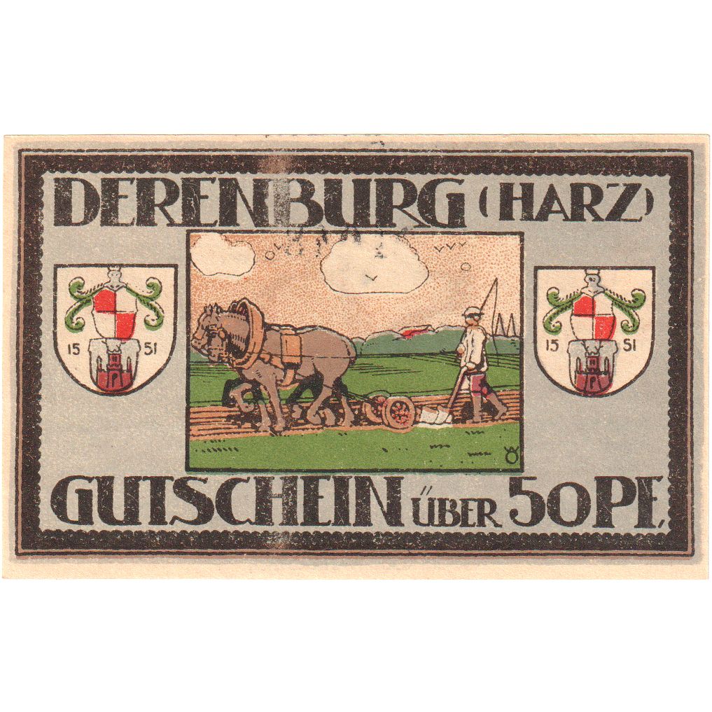 Alemania, Derenburg, 50 Pfennig, 1920-12-20, SC