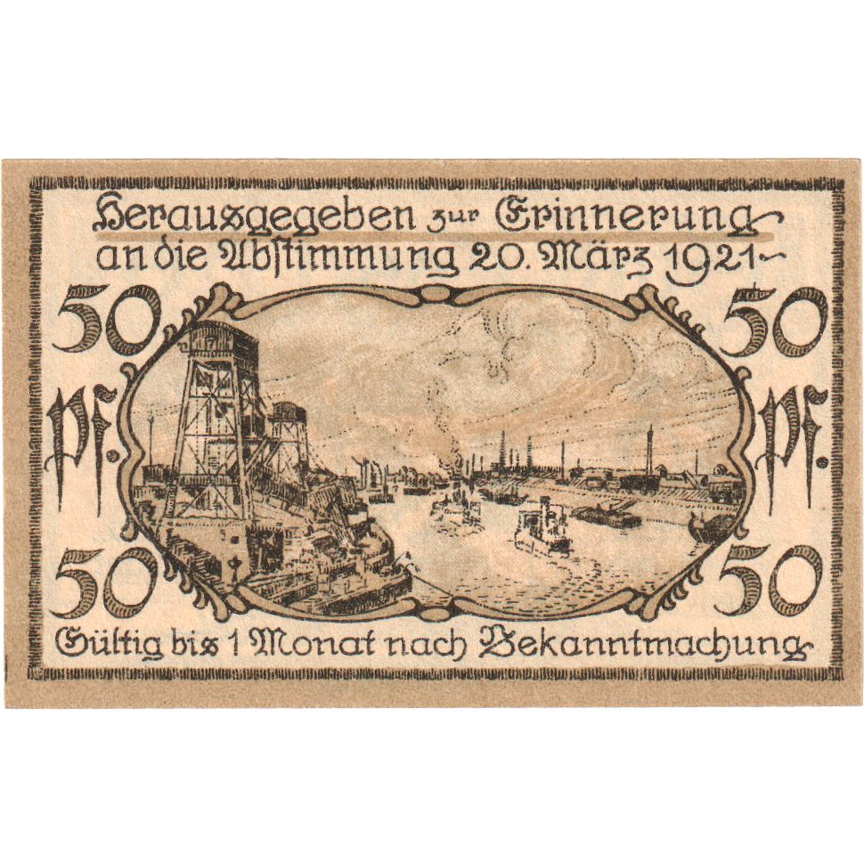 Alemania, Cosel, 50 Pfennig, 1921-04-01, SC
