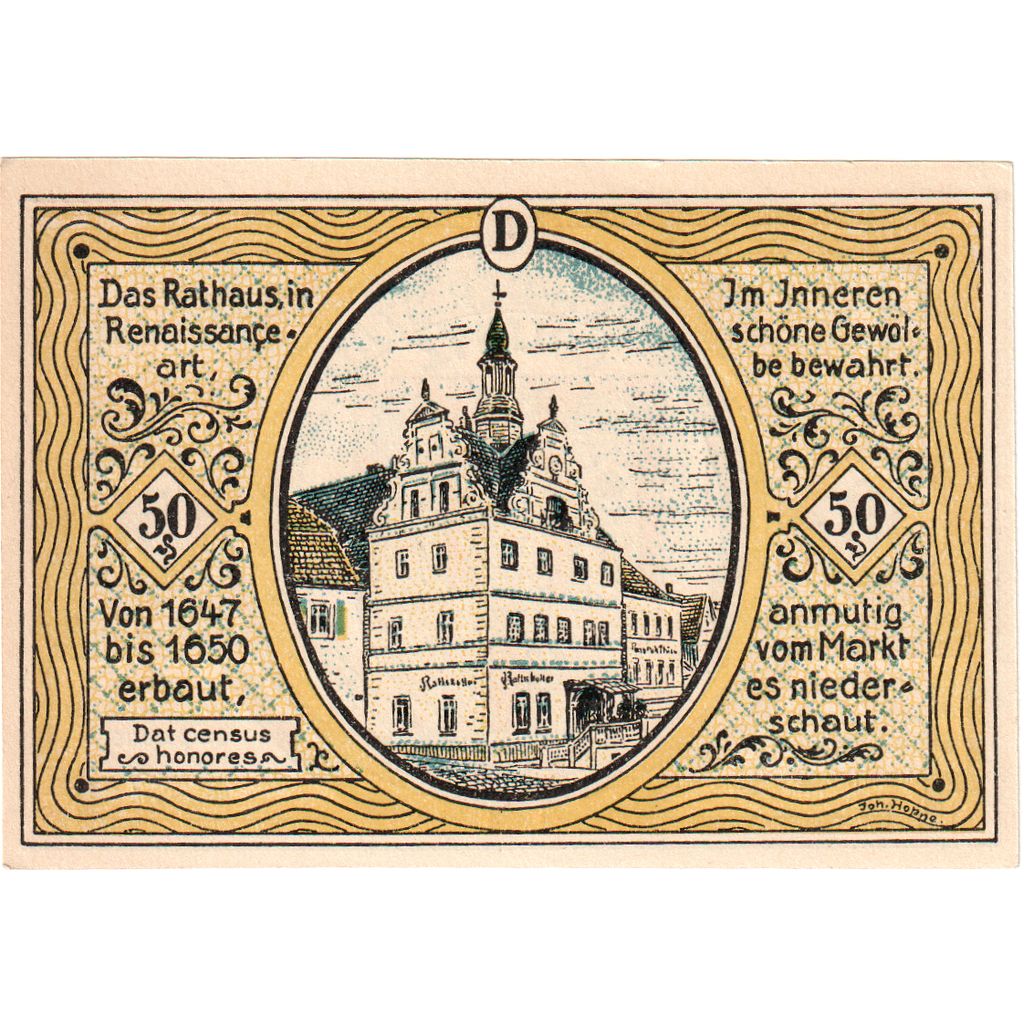 Germania, Colditz, 50 Pfennig, 1921-09-01, SPL
