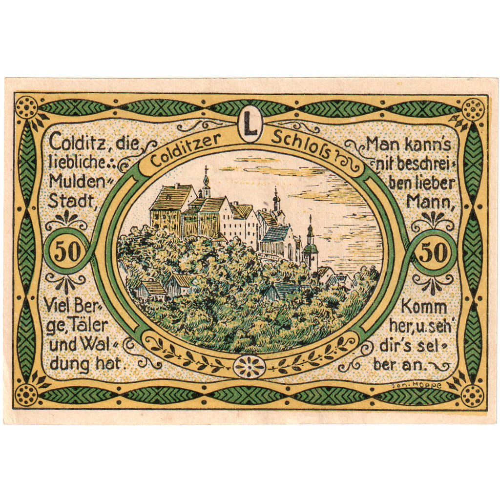 Deutschland, Colditz, 50 Pfennig, 1921-09-01, UNZ-