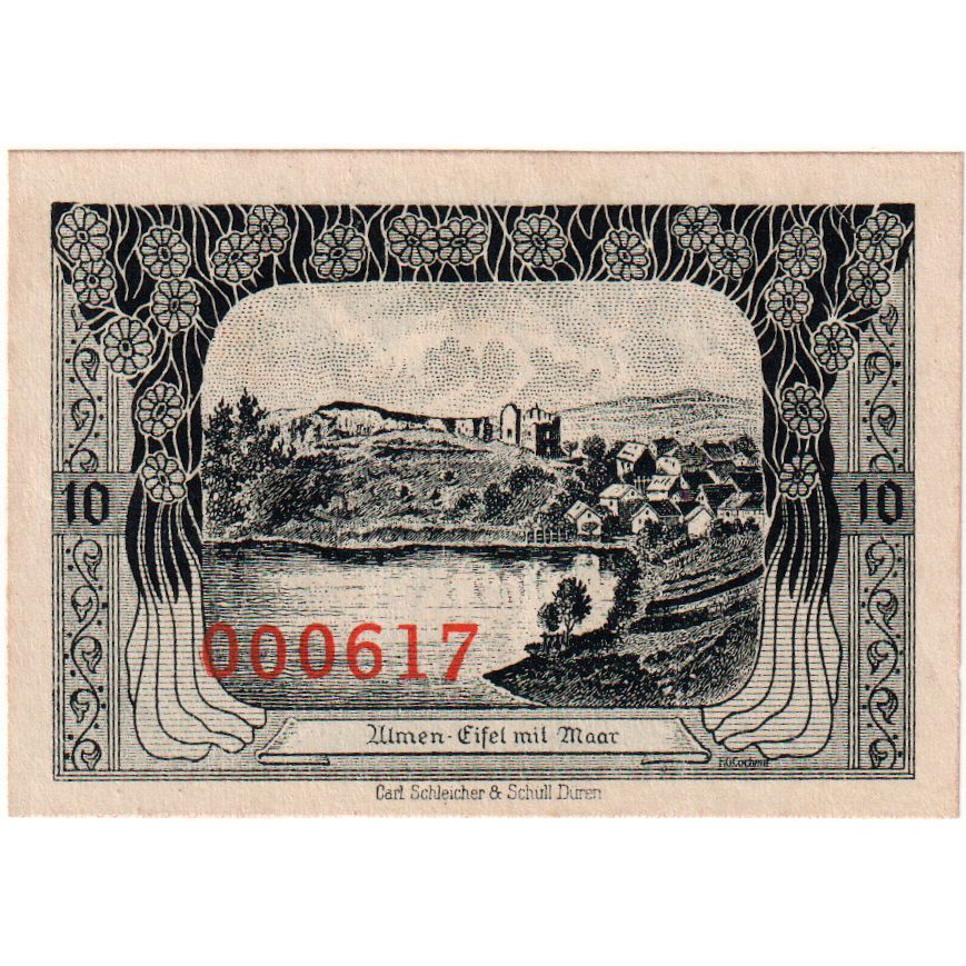 Niemcy, Cochem Landkreis, 10 Pfennig, UNC(63)