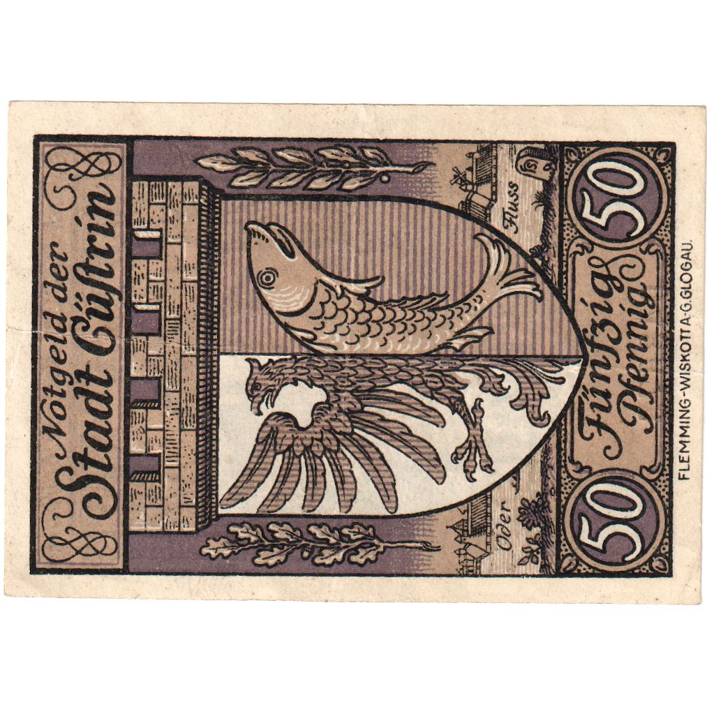 Alemania, Cüstrin, 50 Pfennig, 1921-02-01, MBC