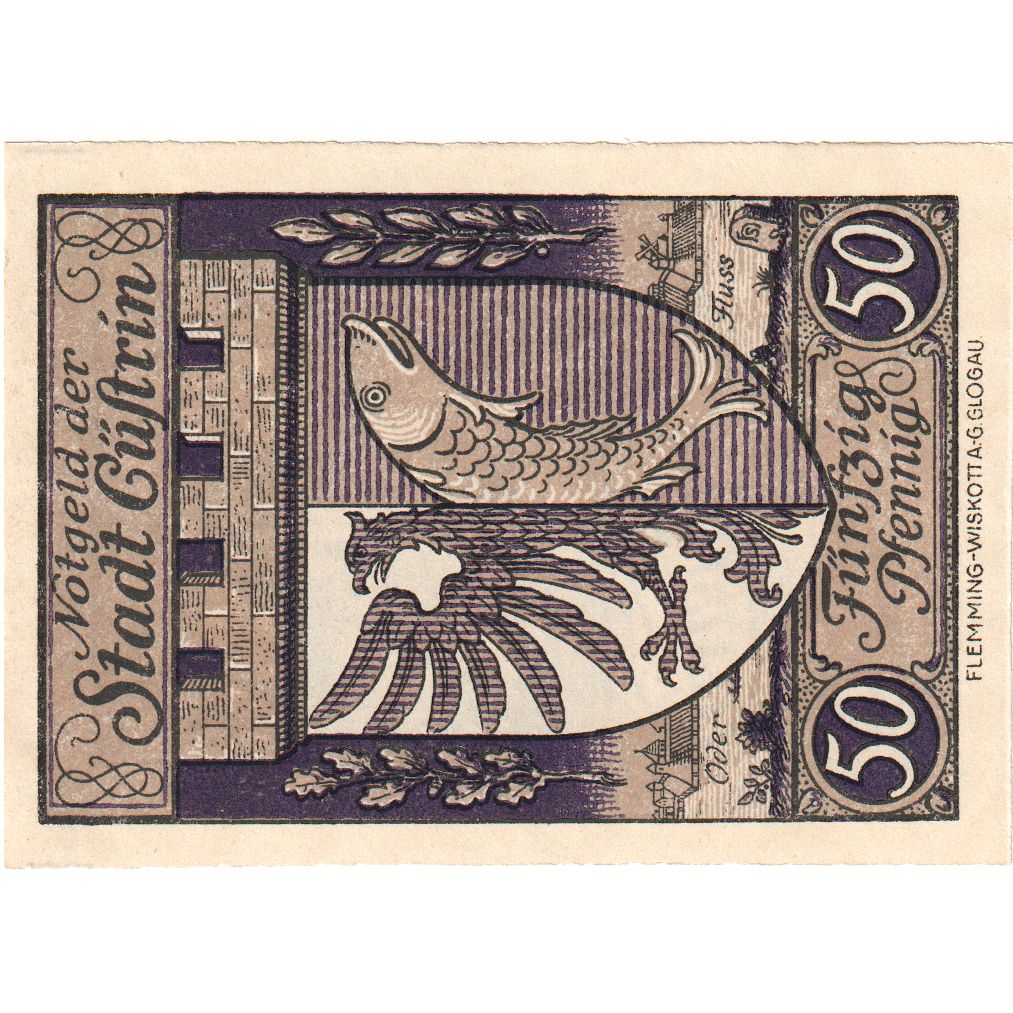 Germany, Cüstrin, 50 Pfennig, 1921-02-01, UNC(63)