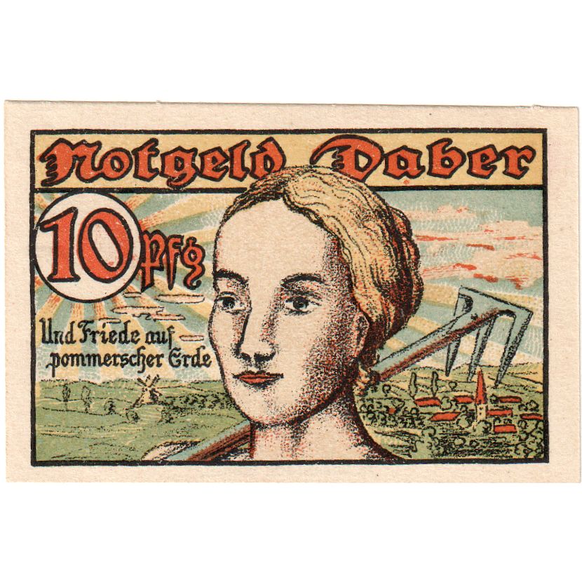 Alemania, Daber, 10 Pfennig, 1921-05-01, SC