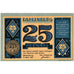 Alemania, Dahlenburg, 25 Pfennig, 1921-09-15, SC