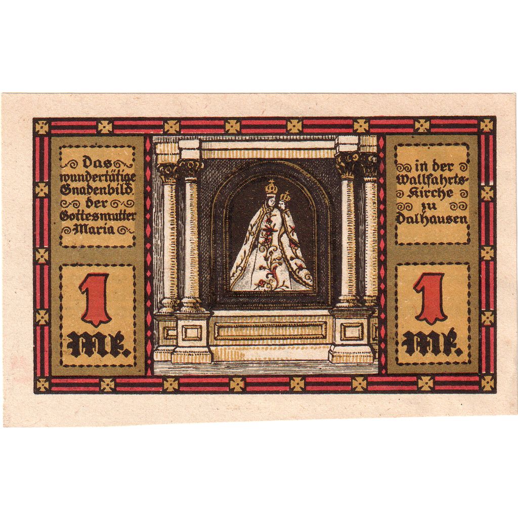 Germania, Dalhausen, 1 Mark, 1922-03-01, SPL