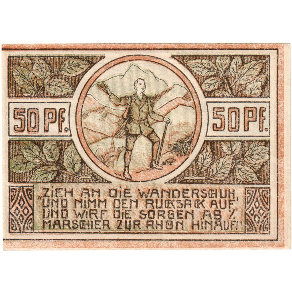 Alemania, Dermbach, 50 Pfennig, 1921-01-01, SC