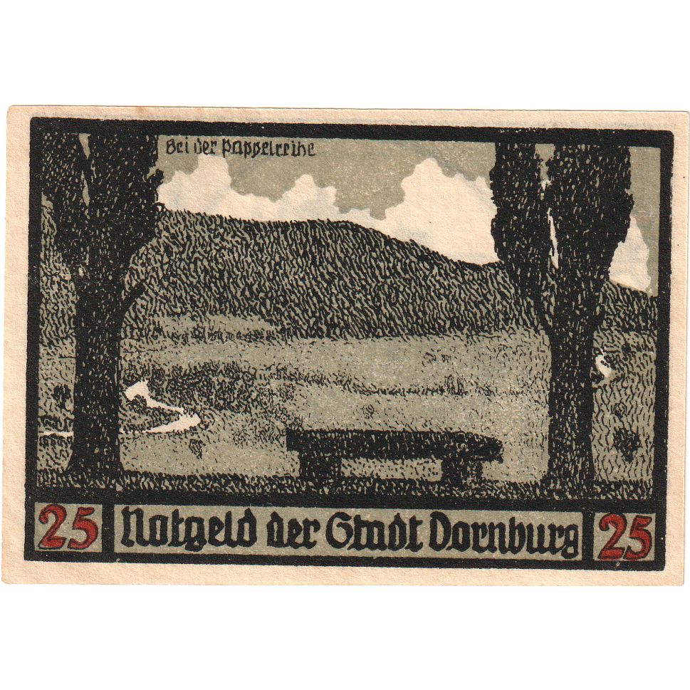Germany, Dornburg, 25 Pfennig, 1921-09-01, UNC(63)