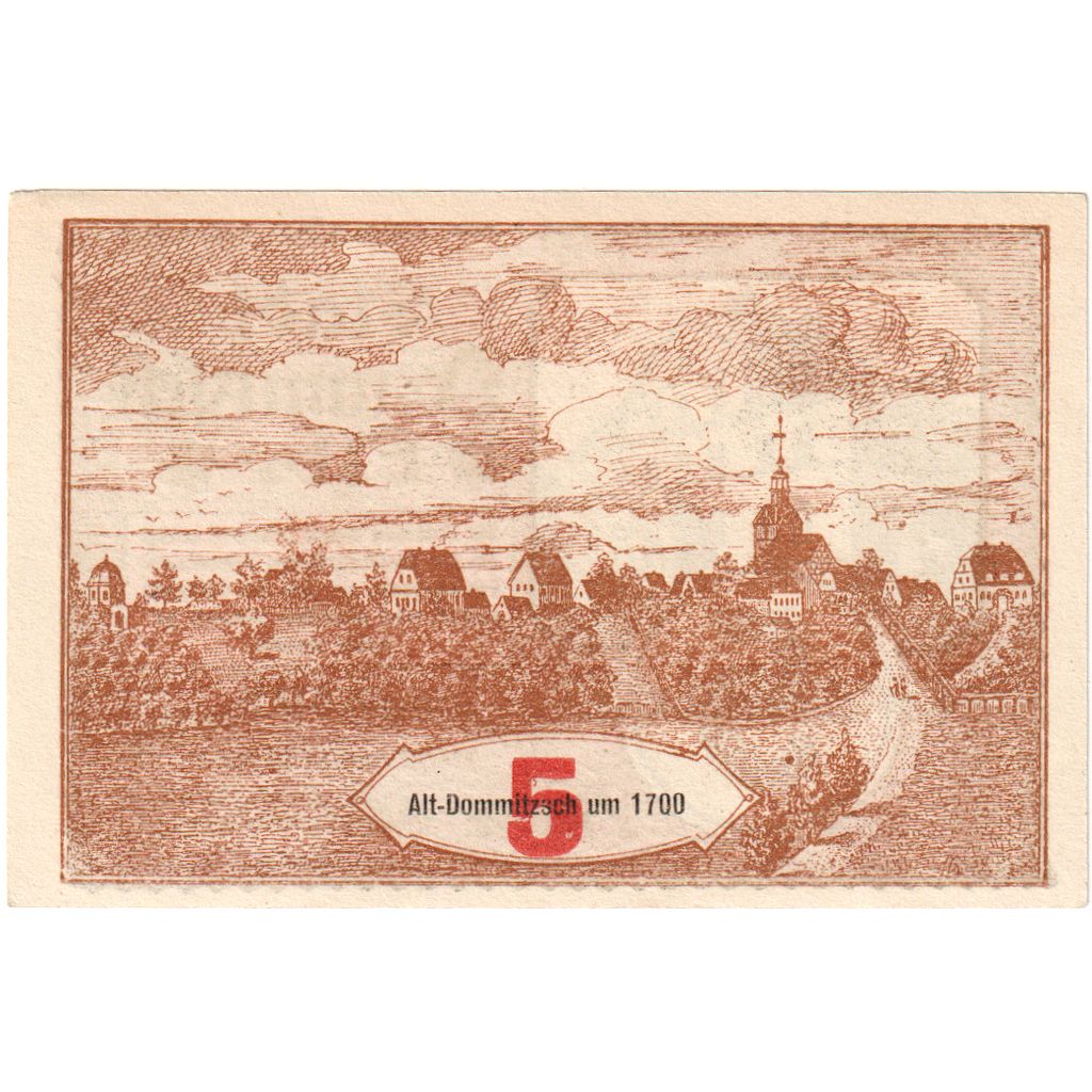 Duitsland, Dommitzsch, 5 Pfennig, SPL