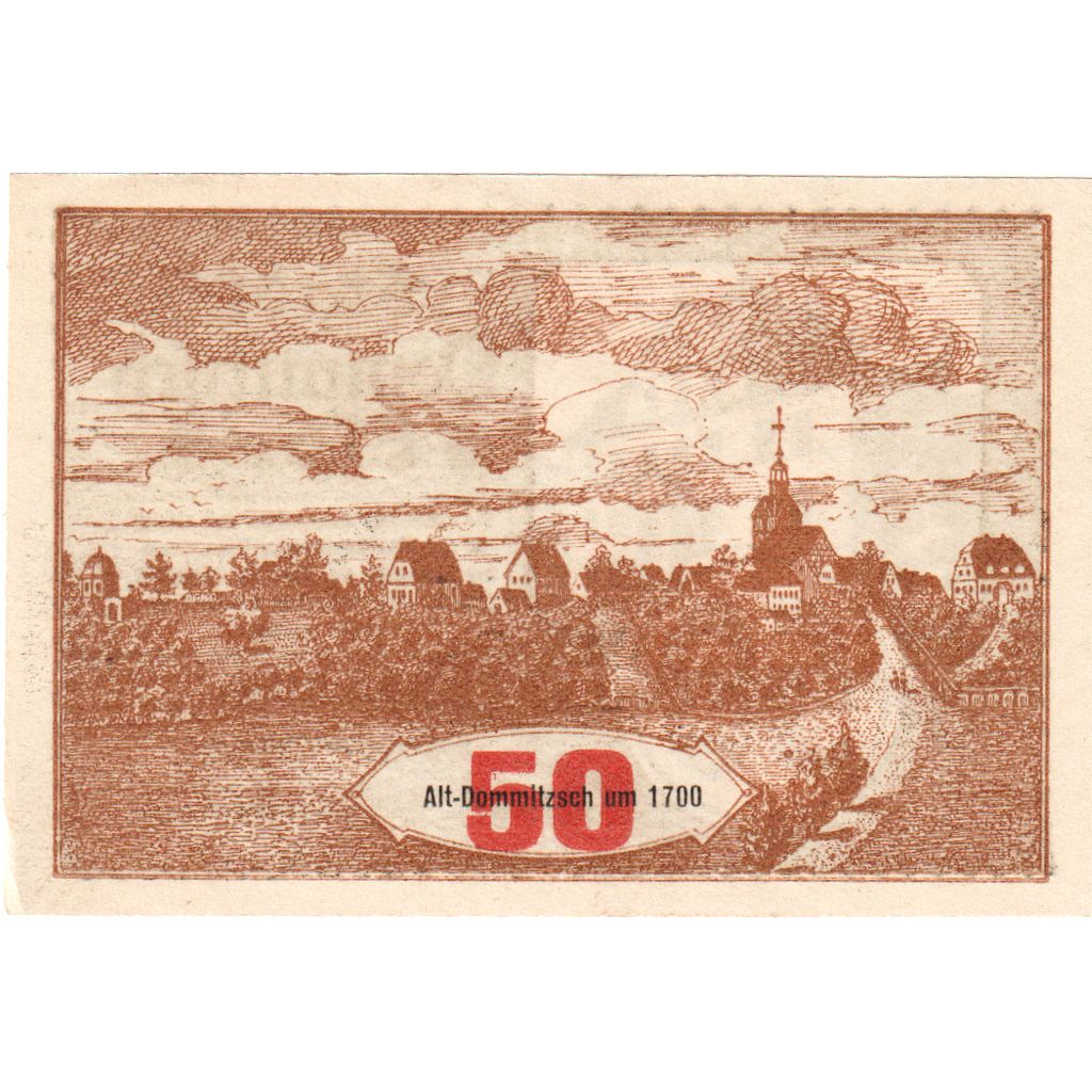 Duitsland, Dommitzsch, 50 Pfennig, SPL