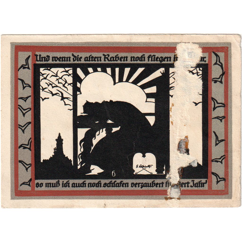 Alemania, Rossla am Kyffhaüser, 50 Pfennig, 1921-07-01, MBC