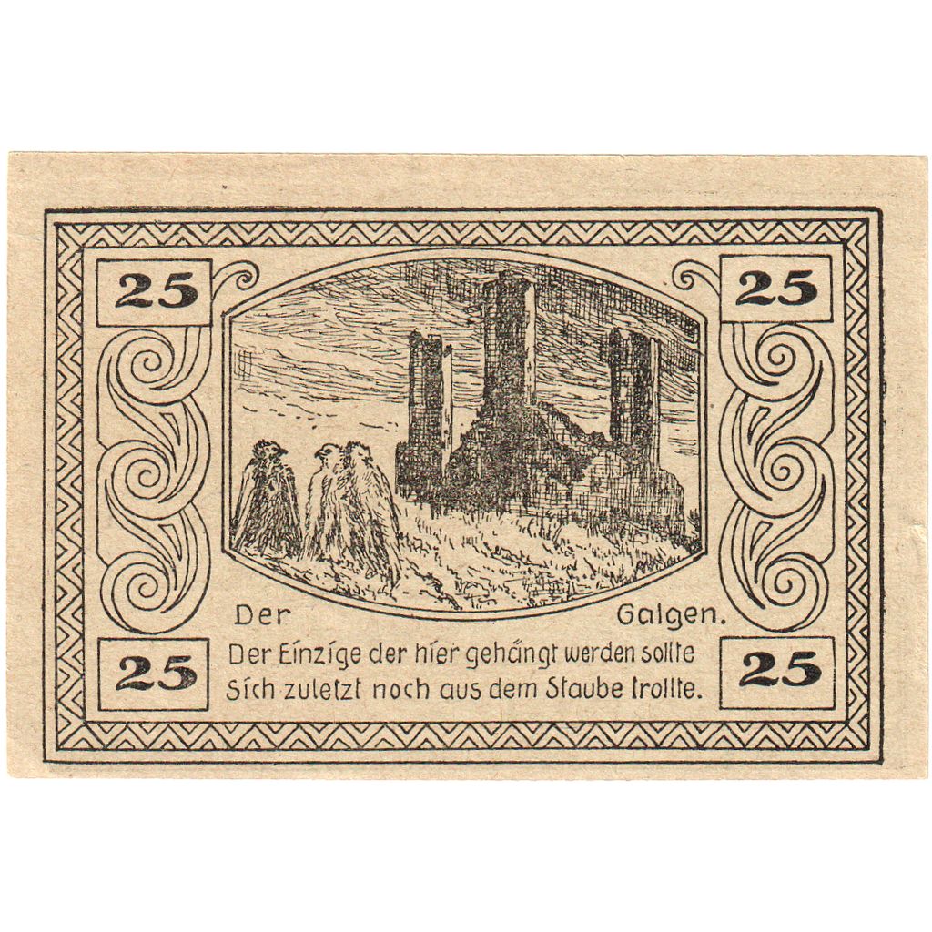 Alemania, Canth, 25 Pfennig, SC