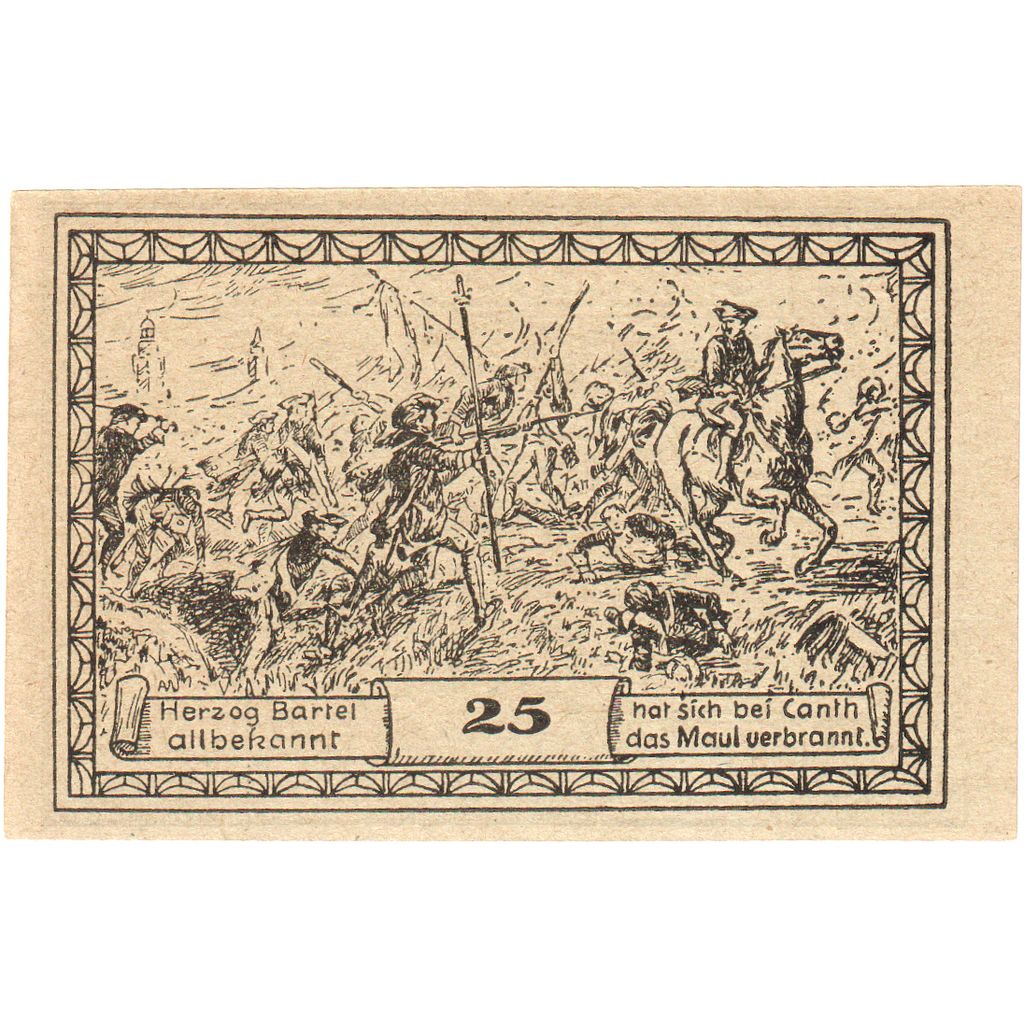 Alemania, Canth, 25 Pfennig, SC