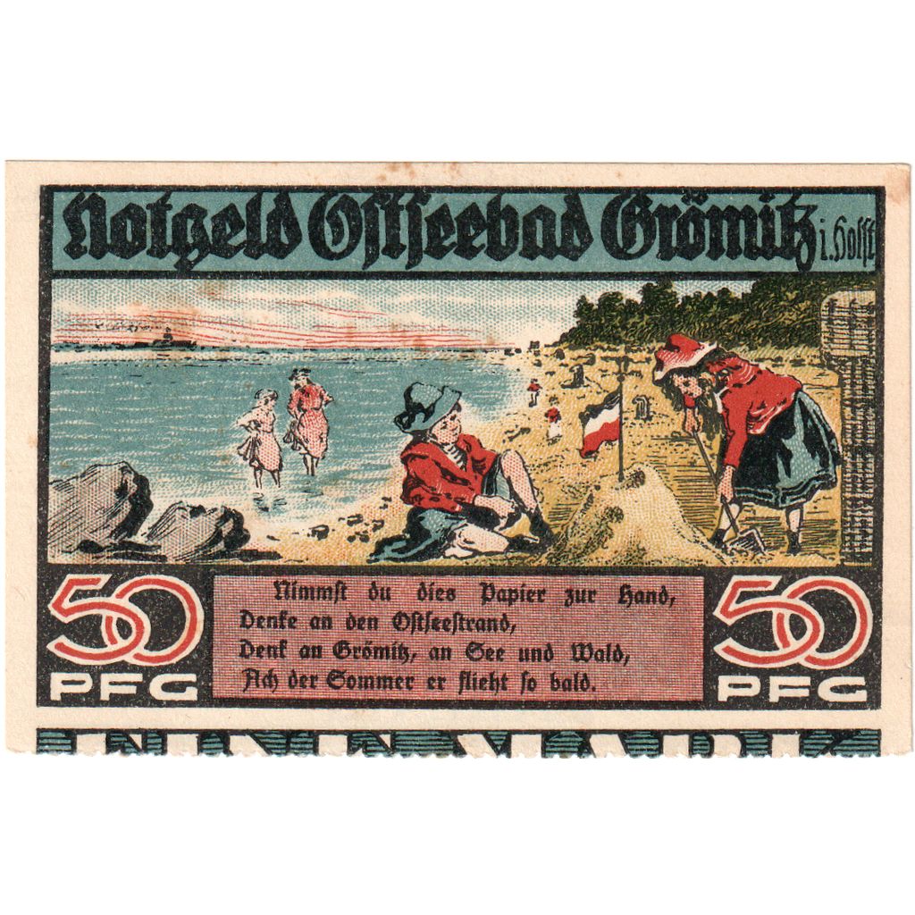 Alemania, Gromitz, 50 Pfennig, 1921-05-12, EBC