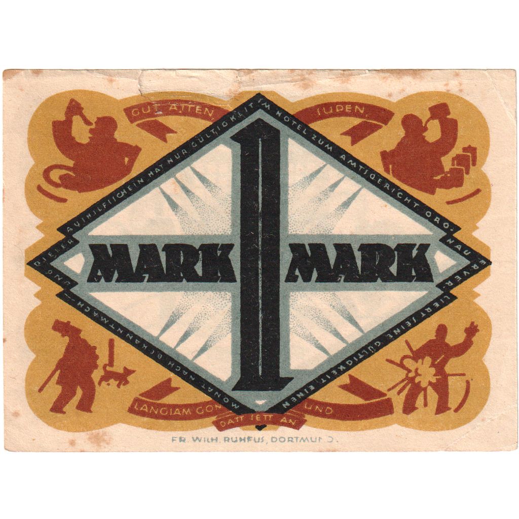 Alemania, Gronau in Westfalen, 1 Mark, MBC