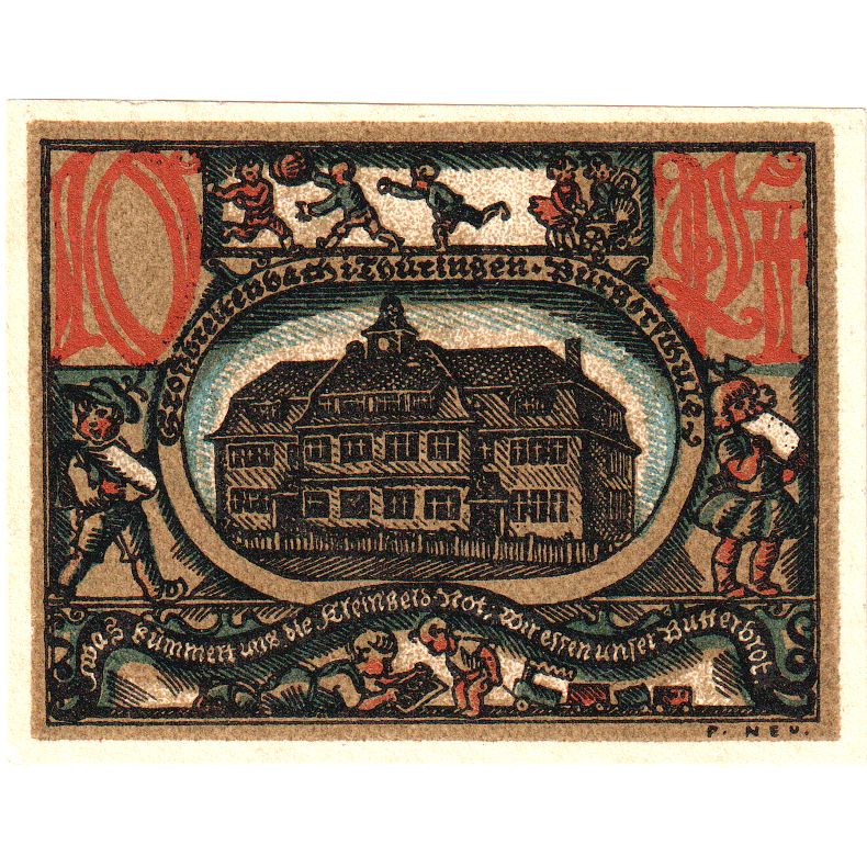 Duitsland, Grossbreitenbach, 10 Pfennig, SPL