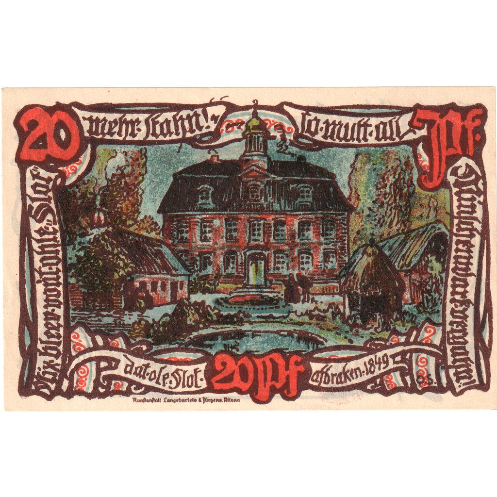 Deutschland, Gross-Flottbek, 20 Pfennig, UNZ-