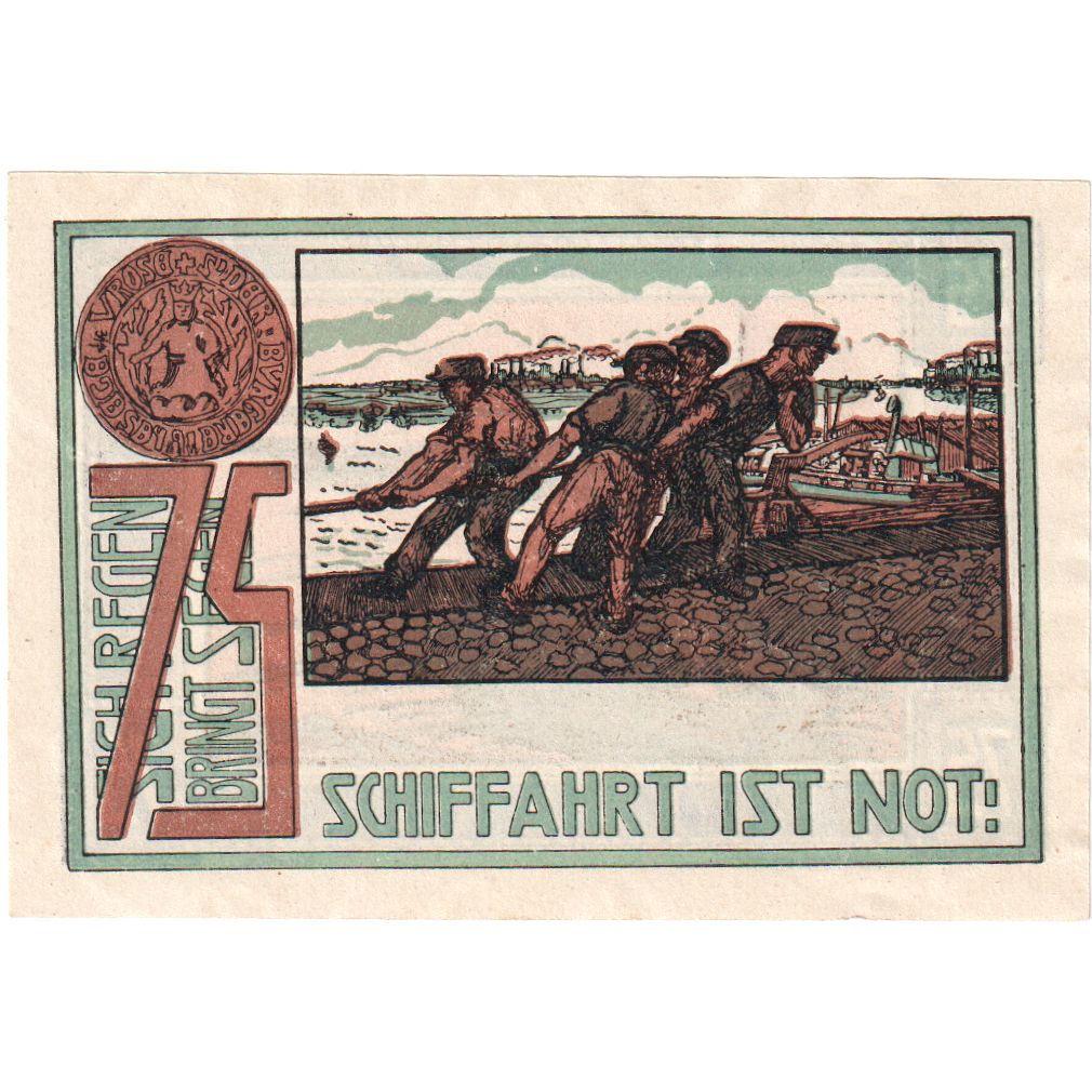 Alemania, Frohse, 75 Pfennig, 1920-10-15, SC