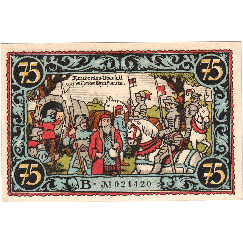 Alemania, Friesack, 75 Pfennig, SC
