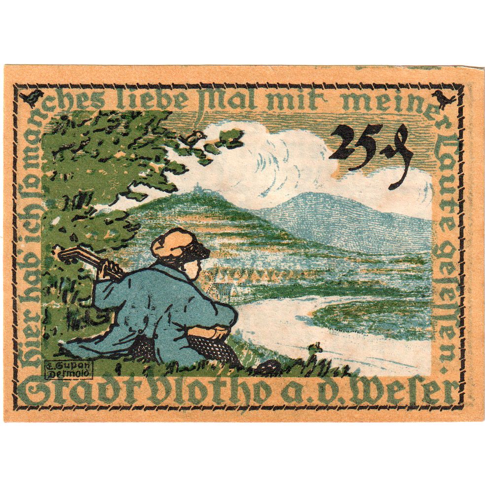Alemania, Vlotho, 25 Pfennig, SC