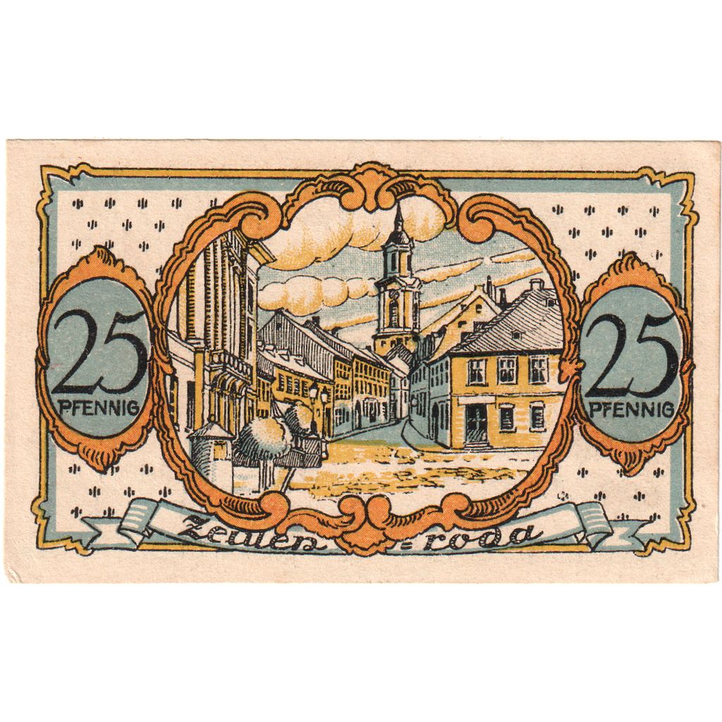 Alemania, Zeulenroda, 25 Pfennig, 1921-11-01, SC