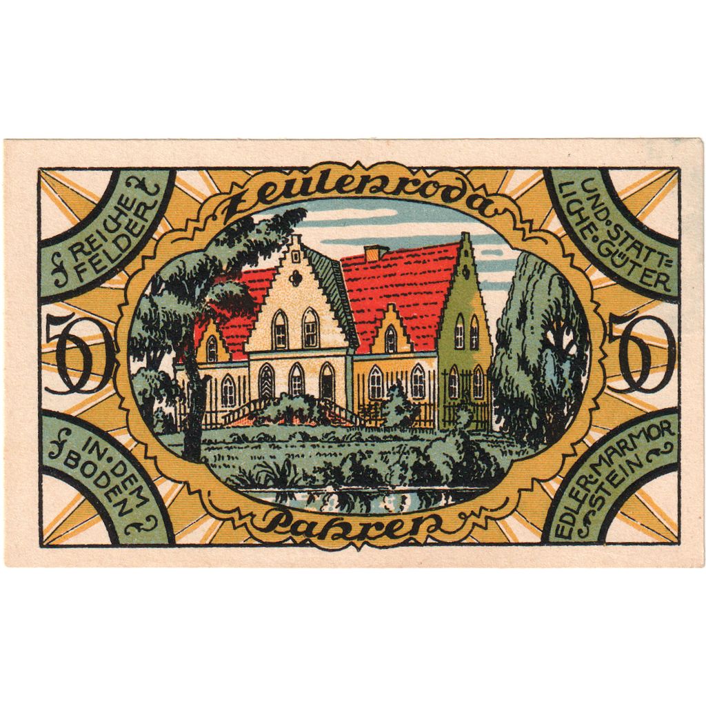 Alemania, Zeulenroda, 50 Pfennig, 1921-12-31, SC
