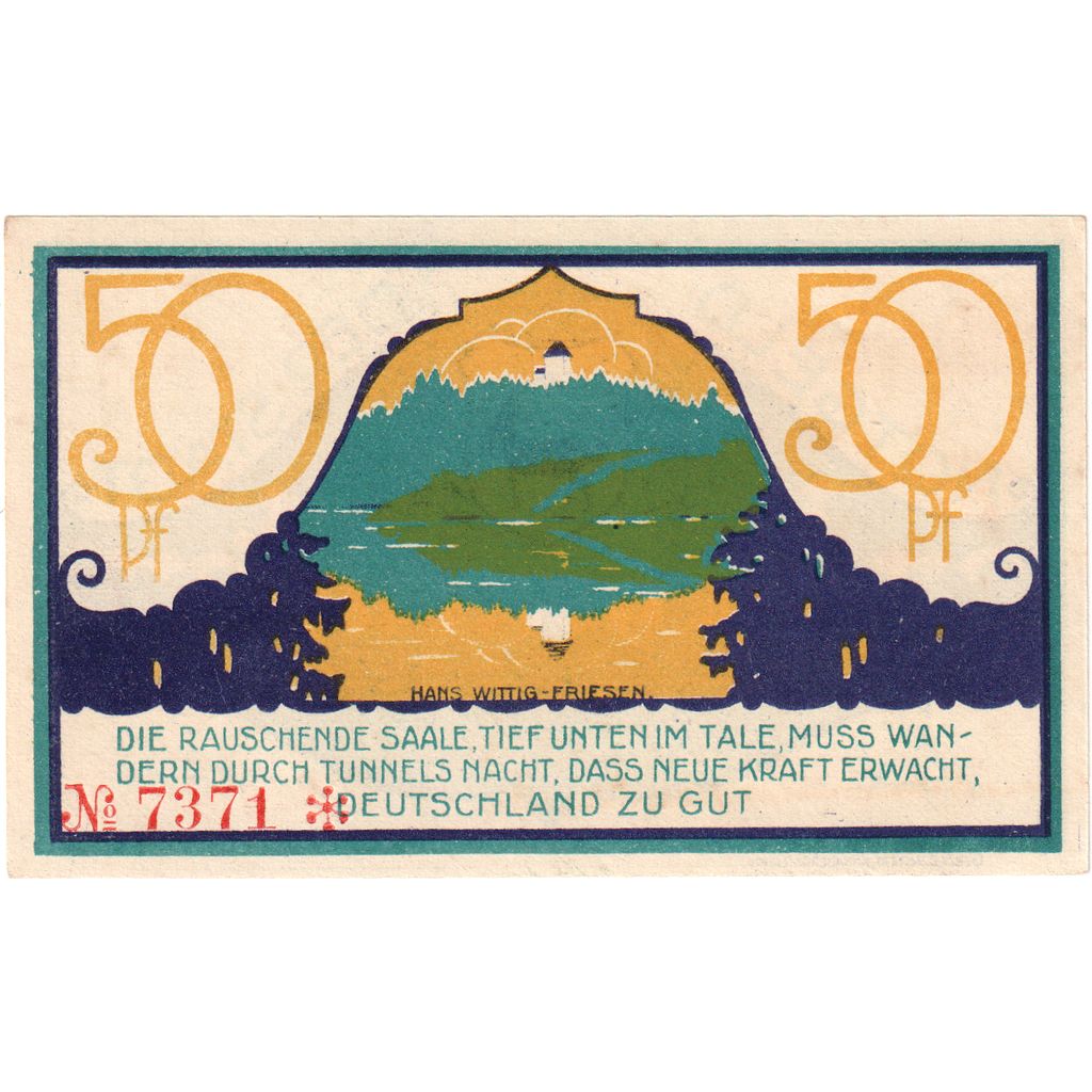 Germany, Ziegenrück, 50 Pfennig, 1921-09-01, UNC(63)