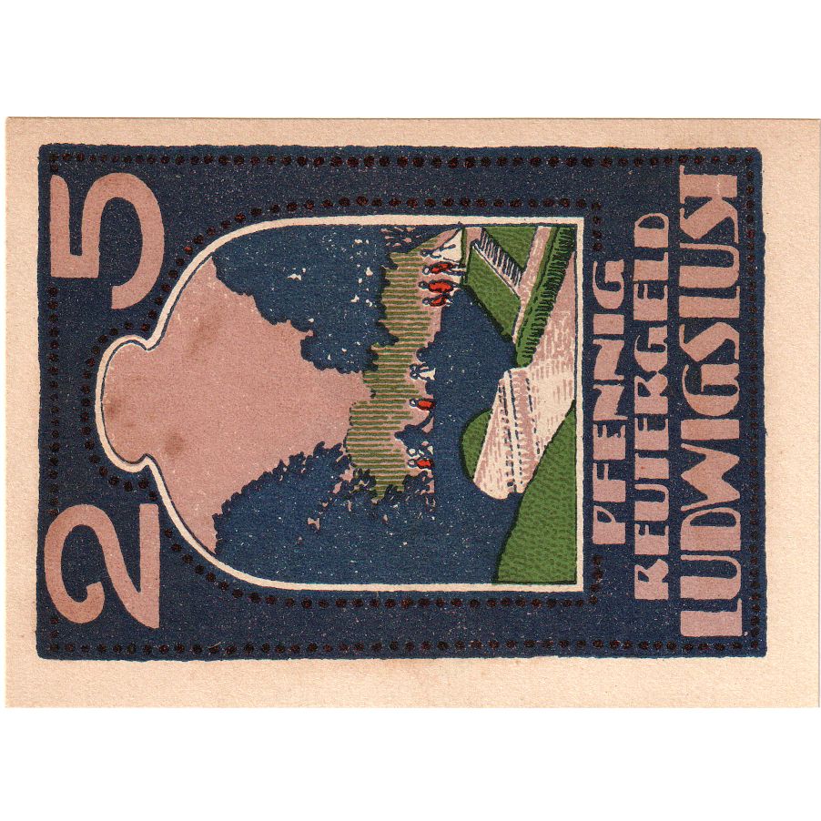 Alemania, Ludwigslust, 25 Pfennig, 1922-05-31, EBC