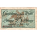 Alemania, Wesel, 25 Pfennig, 1921-09-30, BC