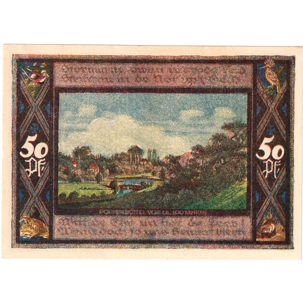Alemania, Poppenbüttel, 50 Pfennig, 1921-12-31, SC